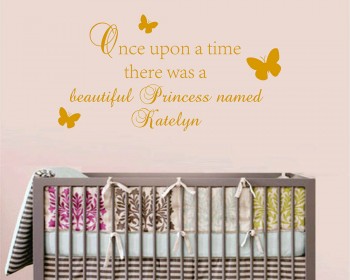 Customized Name Quotes For Princess Vinyl Nursery Decal Customized Name Quotes For Princess Vinyl Nursery Decal